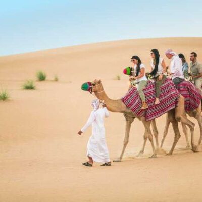 Camel Safari on Dunes
