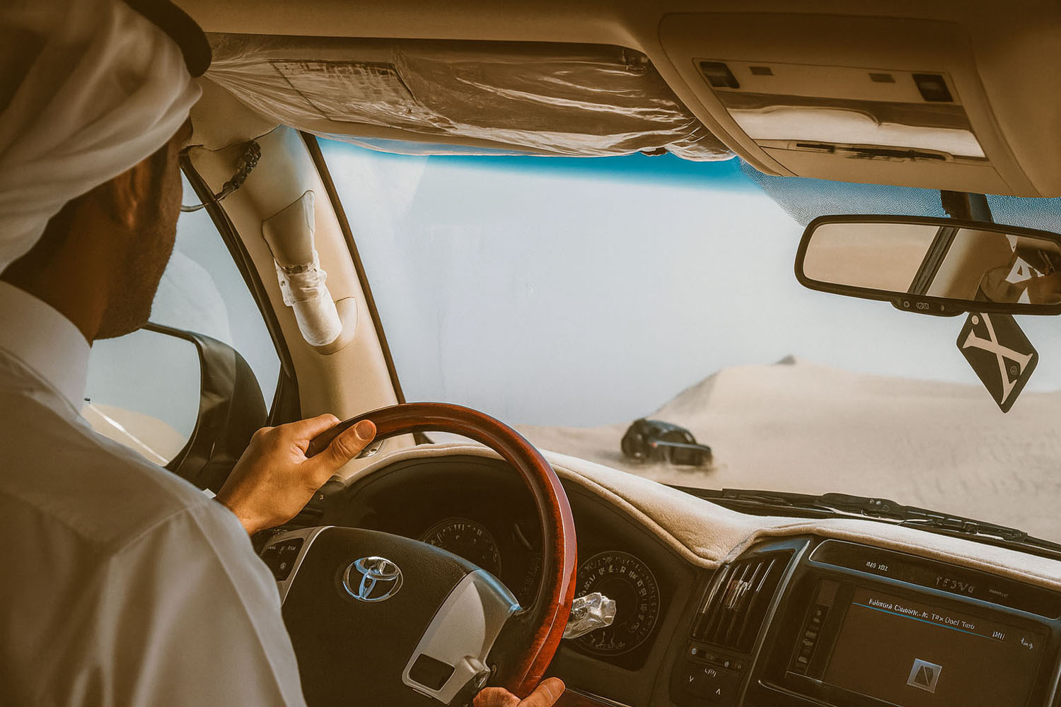 Full day desert safari with land cruiser drive